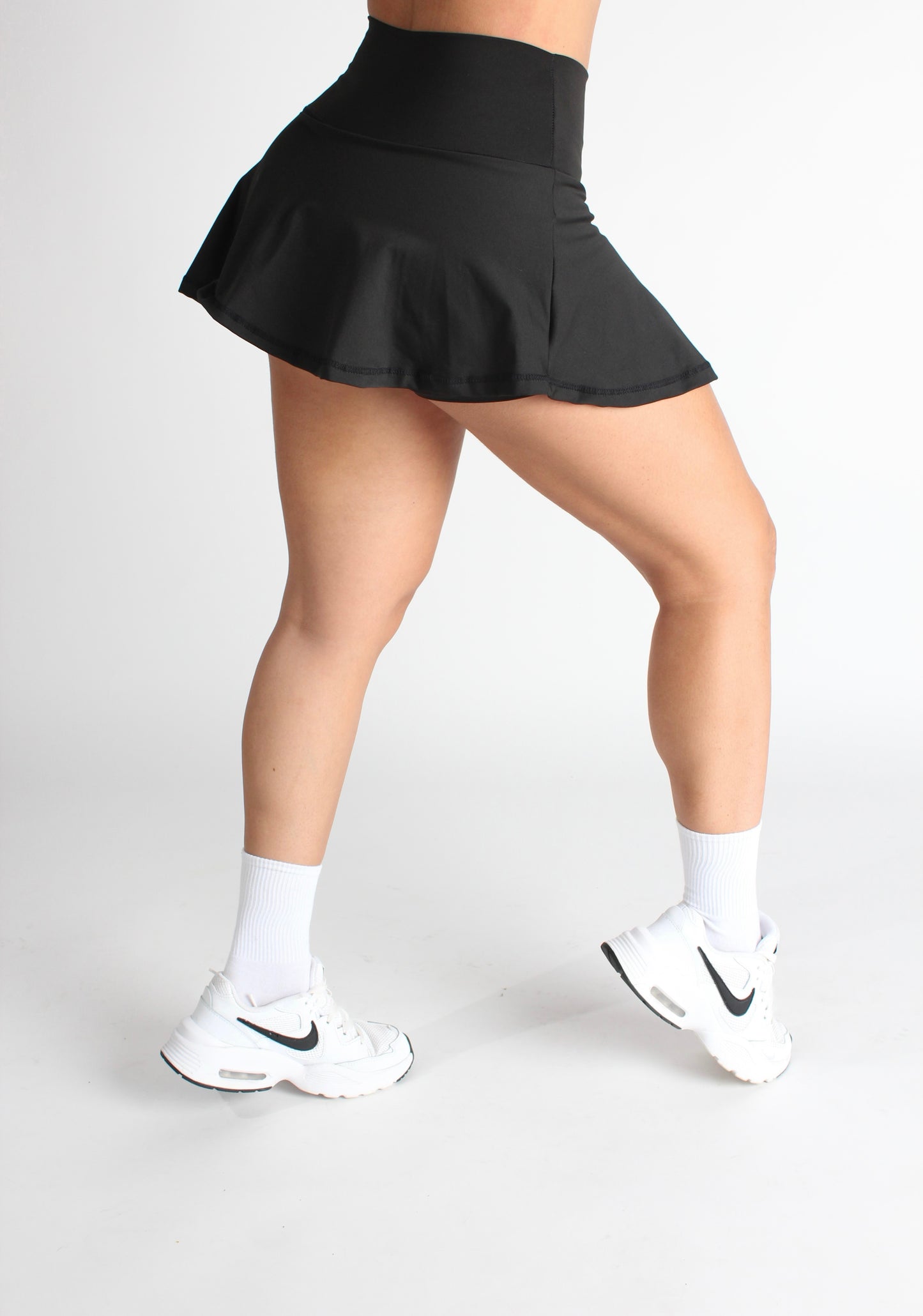 Black Seamless Skirt (7295853887673)