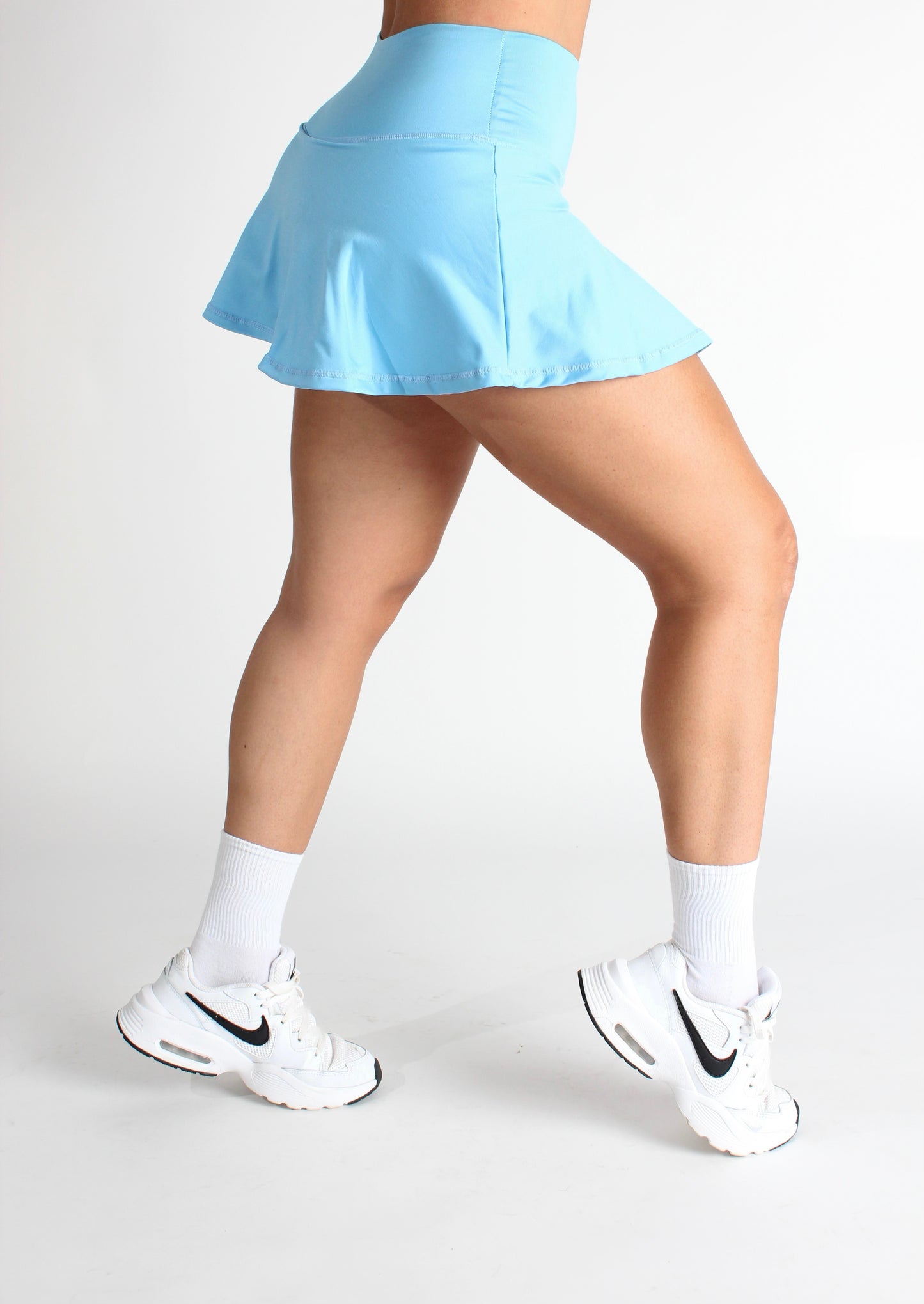 Light Blue Seamless Skirt (7295856017593)