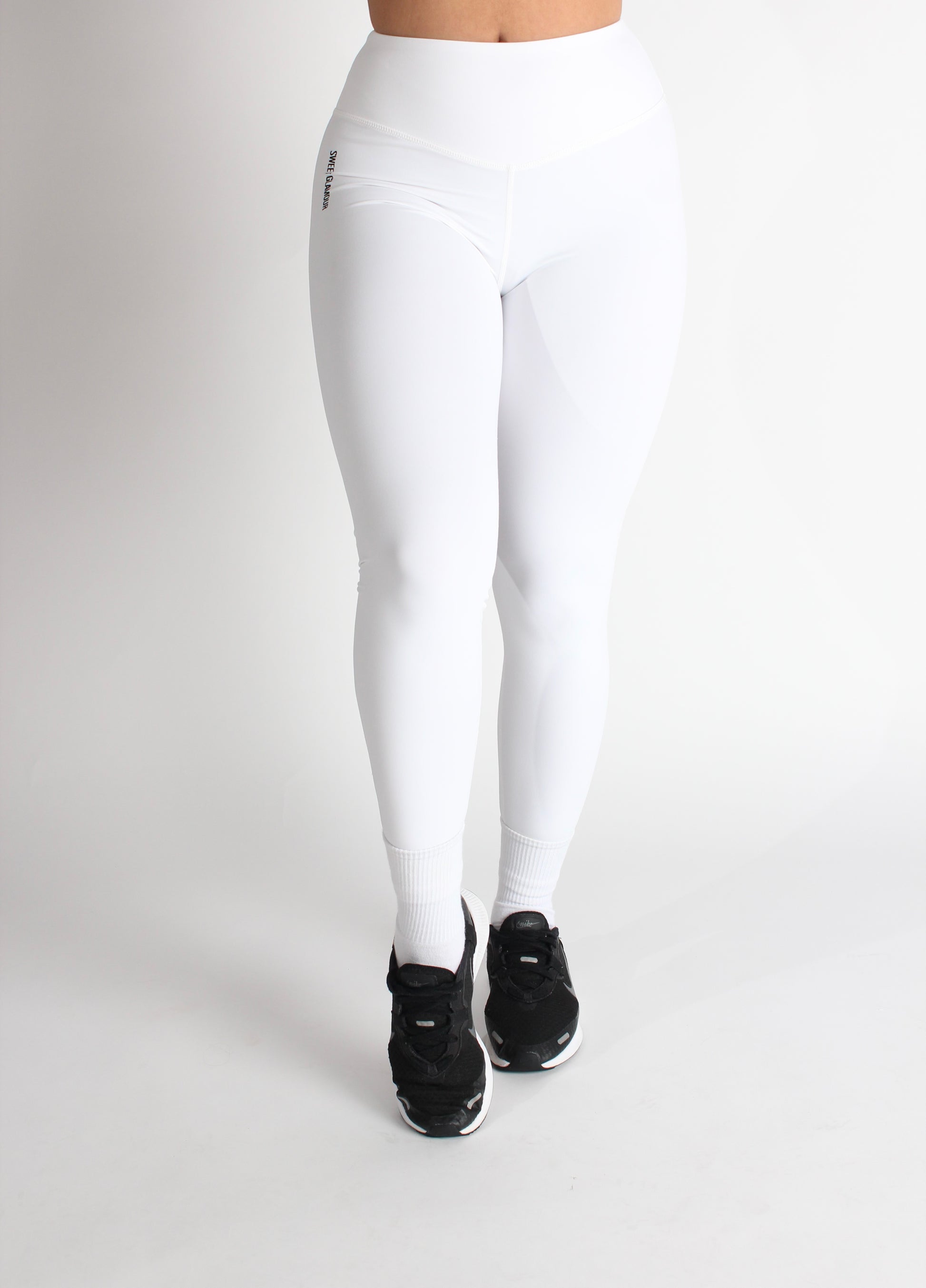 Ice White Solid Seamless Legging (7670407921849)