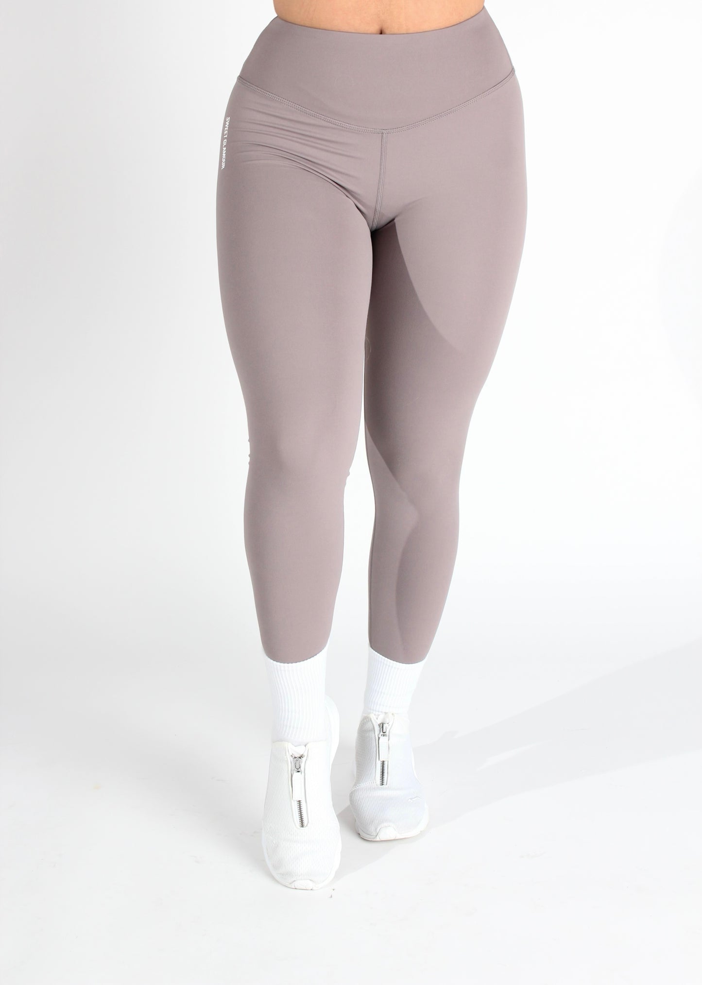 Chaise Mauve Solid Seamless Legging (7670412443833)