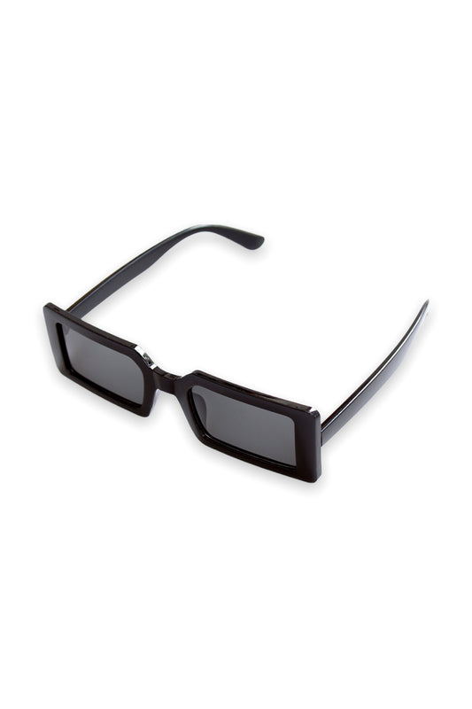 Black Regtangle Frame glasses (7468010078393)