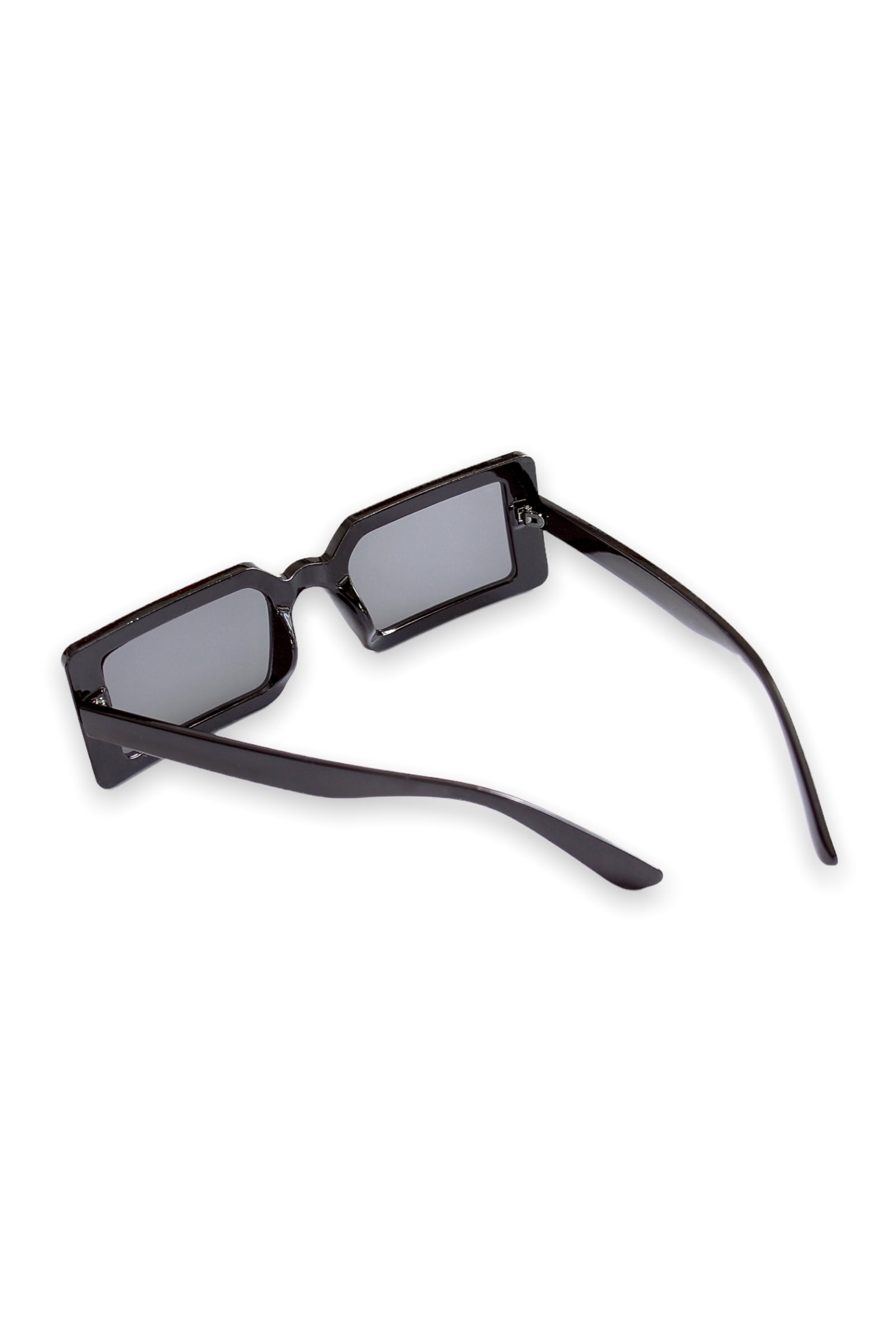 Black Regtangle Frame glasses (7468010078393)