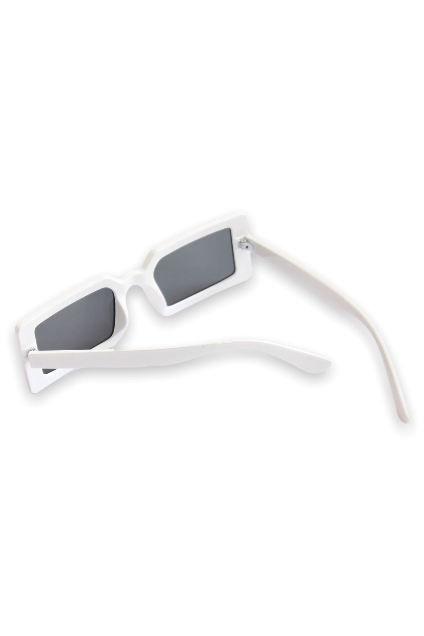 White Rectangle Fashion Glasses (7468016402617)