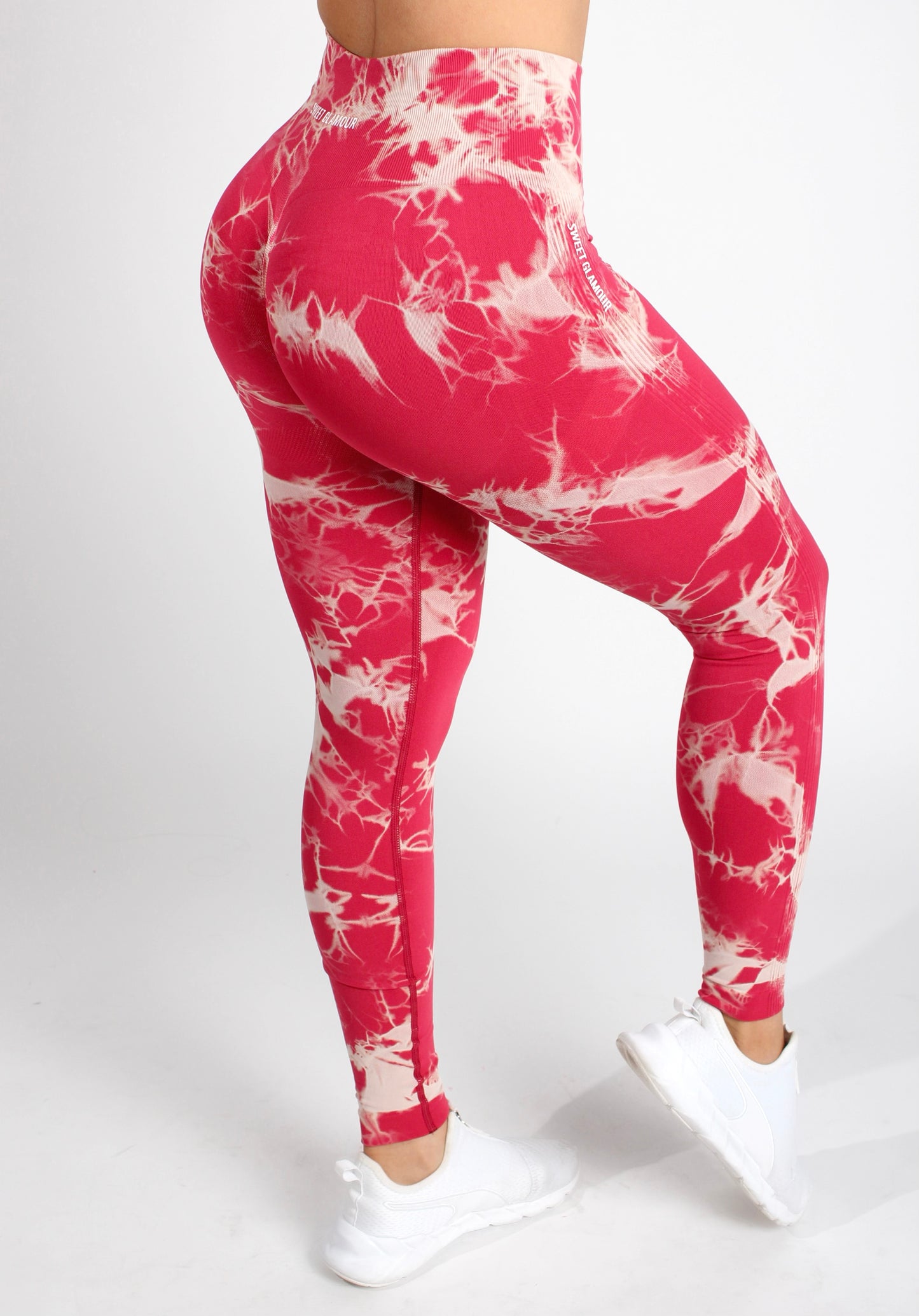 Rose Marble Leggings (7566558691513)