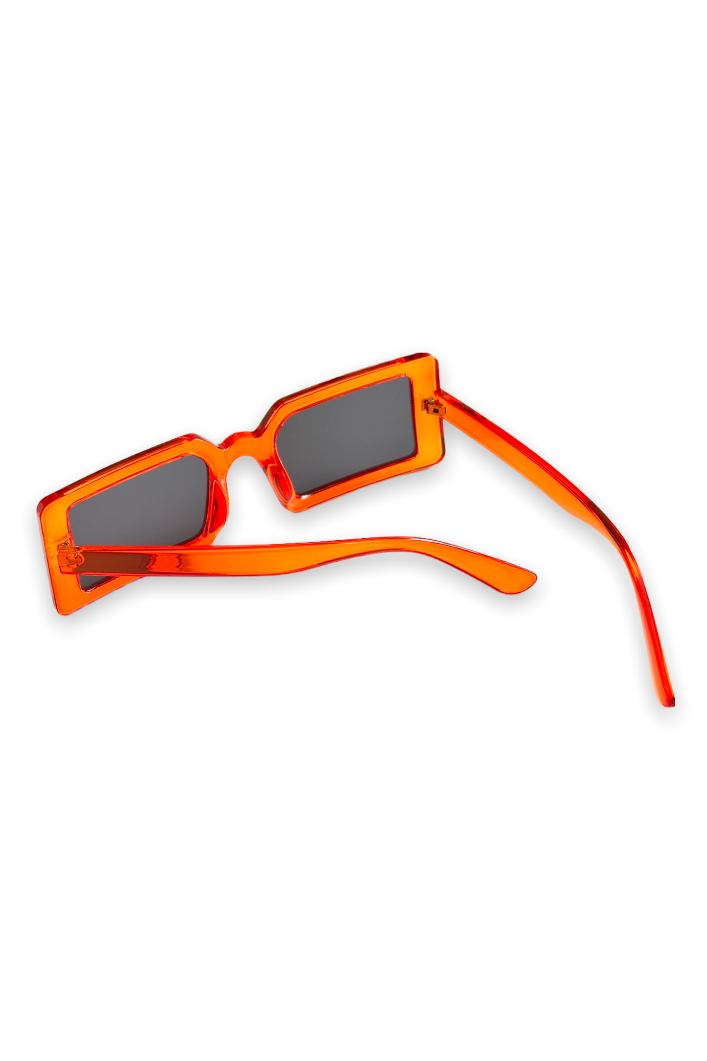 Orange Rectangle Fashion Glasses (7468027609273)