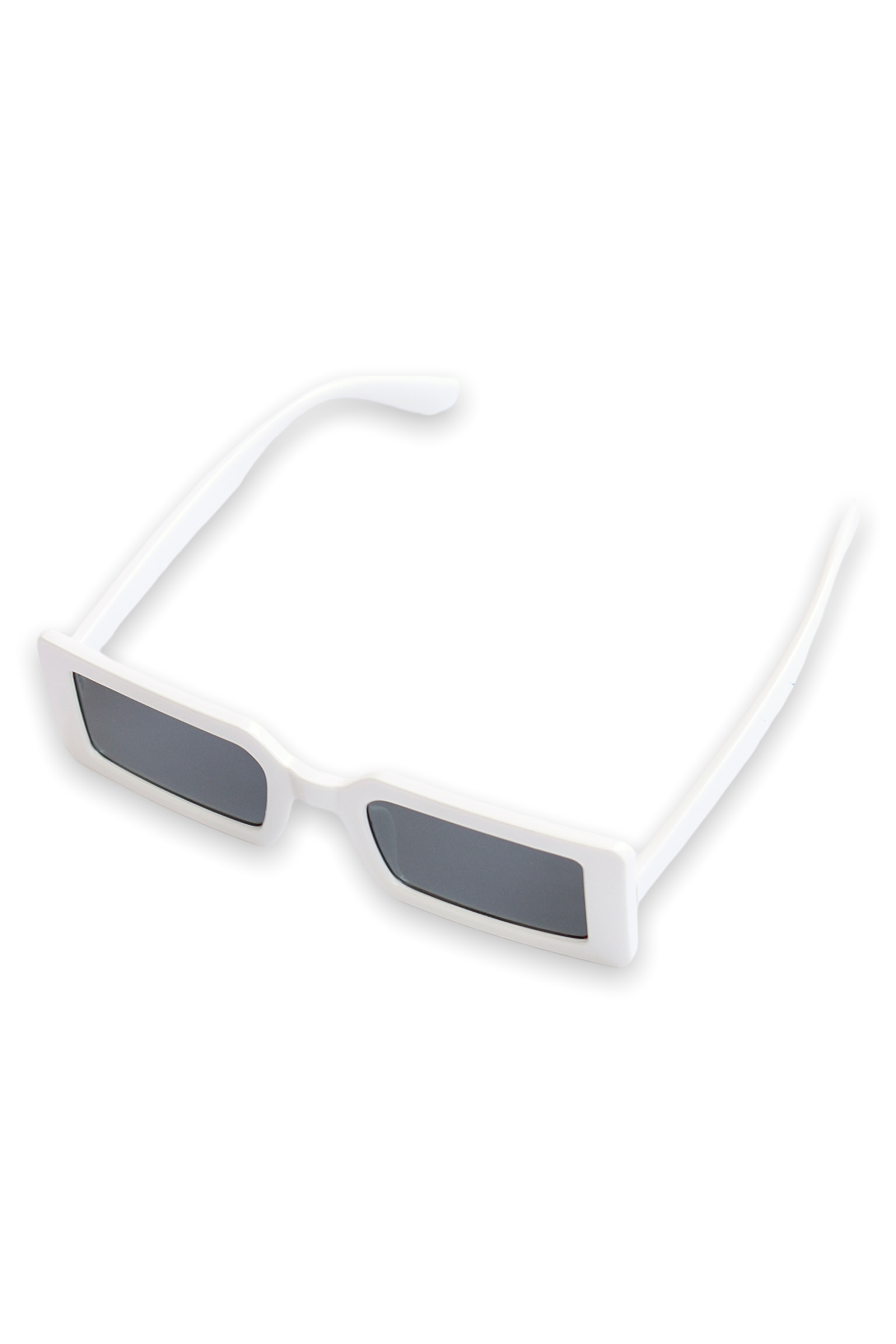 White Rectangle Fashion Glasses (7468016402617)