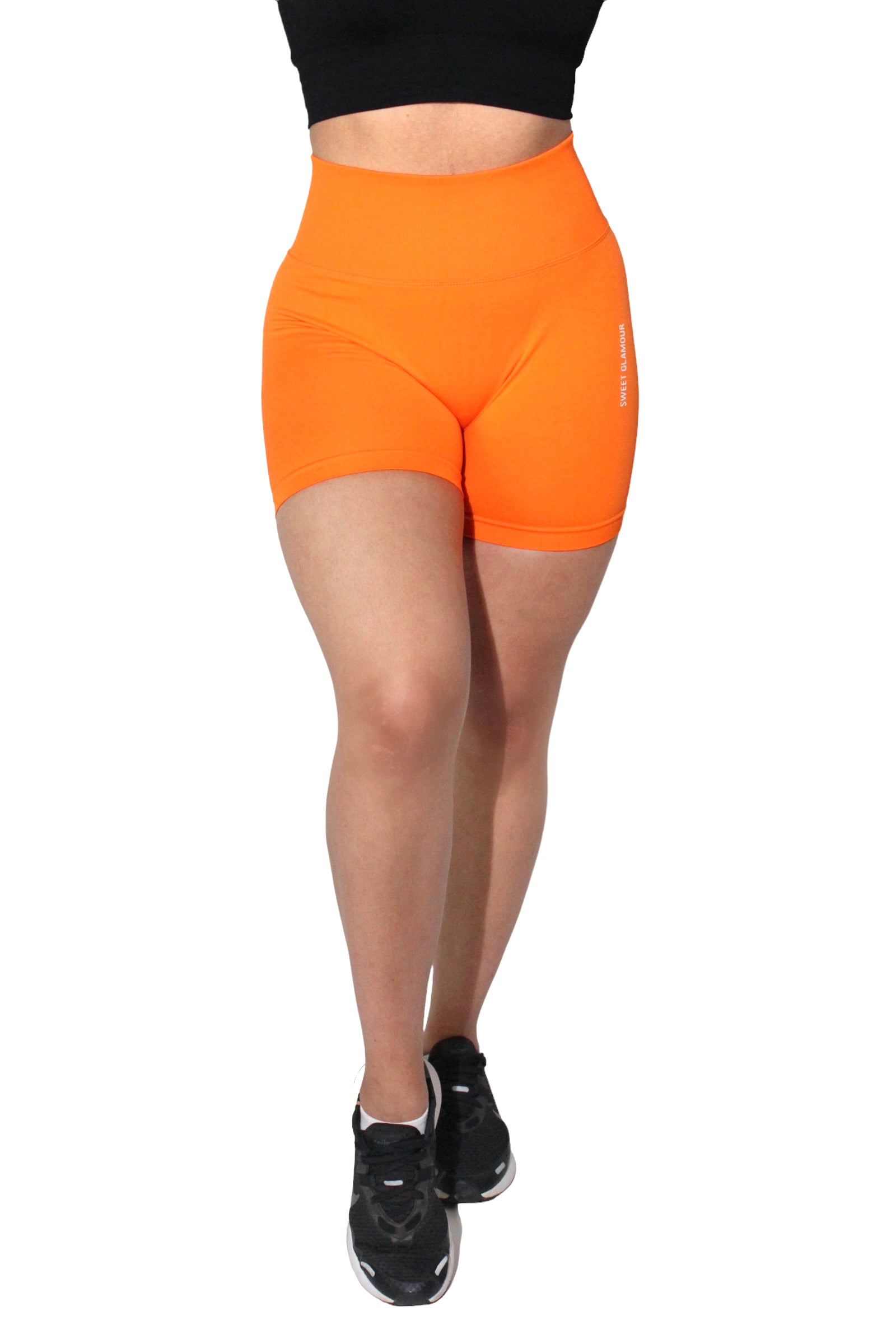 Pumpkin Scrunch Seamless Shorts (7546756333753)