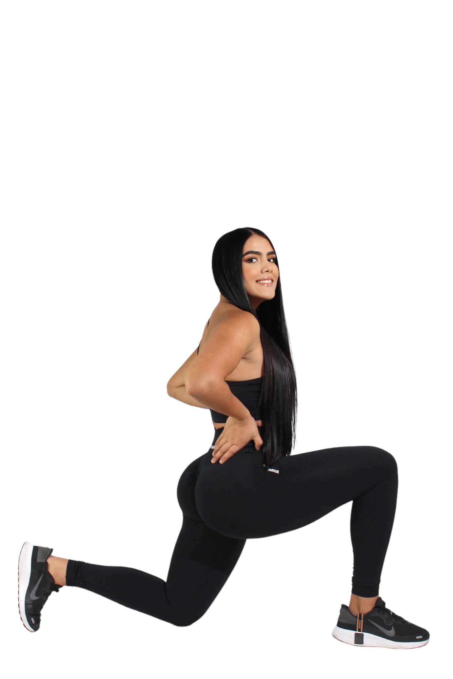 Rich Black Scrunch Seamless Leggings (7554367652025)