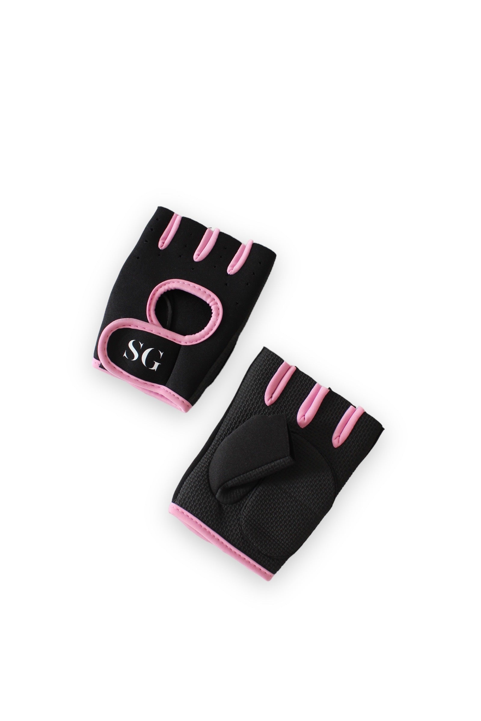 Pink discount workout gloves