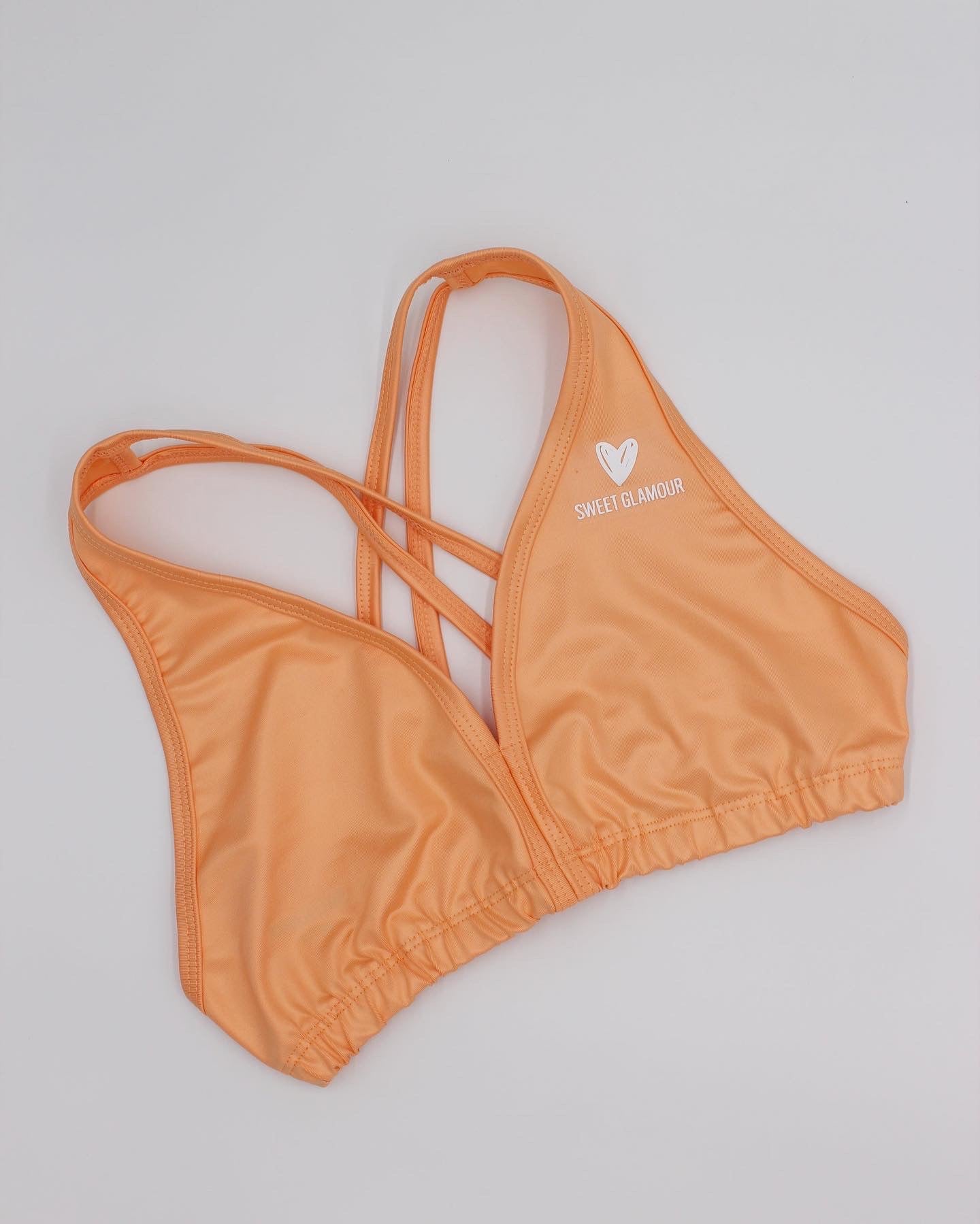 PEACHY LEATHER SHORT / V-SHAPE BRA SET (7277604339897)